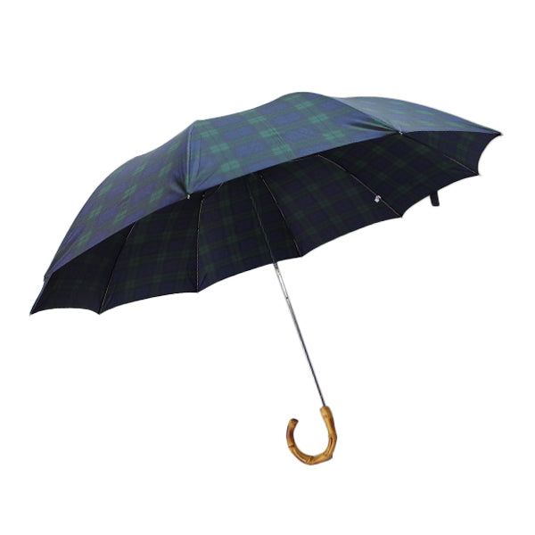 フォックスアンブレラズ FOX UMBRELLAS 折畳傘 メンズ TEL4-BKTA グリーン ネイビー チェック柄